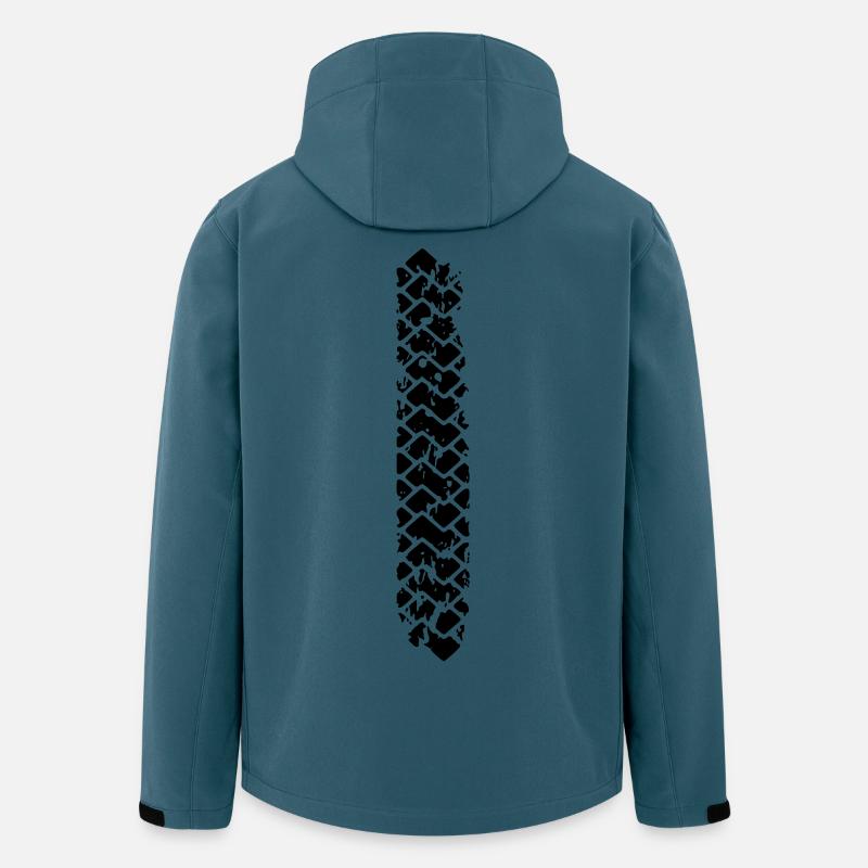Brennen auf wilde 2 sein - Recycelte Männer Softshell-Jacke von Stanley/Stella - Dunkles Petrol