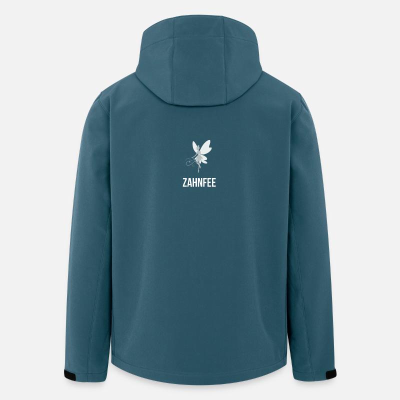 Zahnfee - Recycelte Männer Softshell-Jacke von Stanley/Stella - Dunkles Petrol