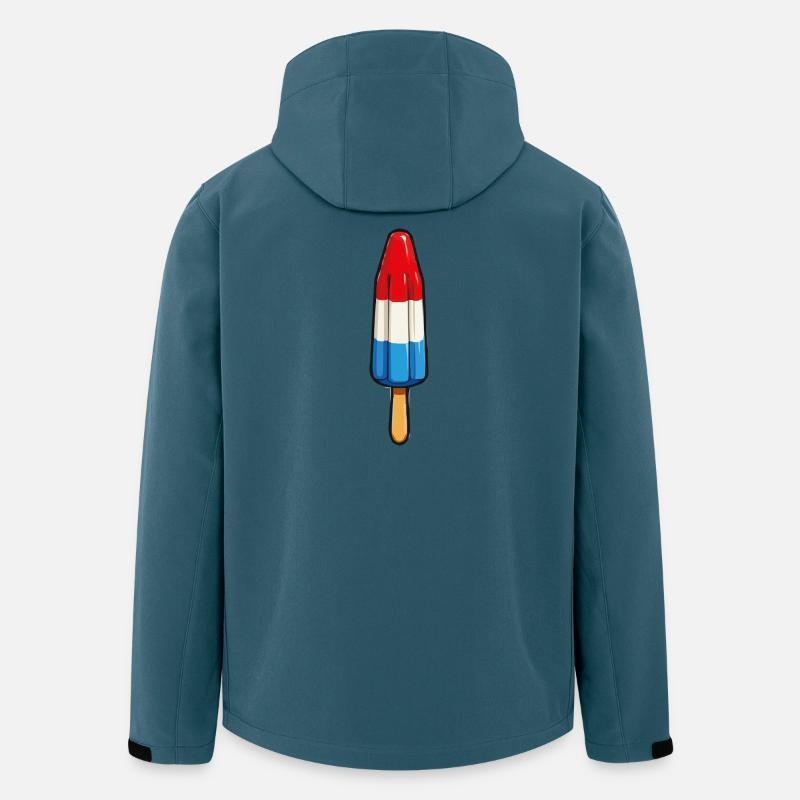 Eis am Stiel - Recycelte Männer Softshell-Jacke von Stanley/Stella - Dunkles Petrol