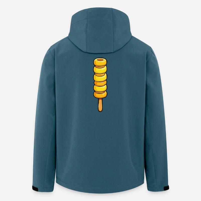 Sucettes glacées - Veste softshell homme en polyester recyclé Stanley/Stella - bleu pétrole foncé