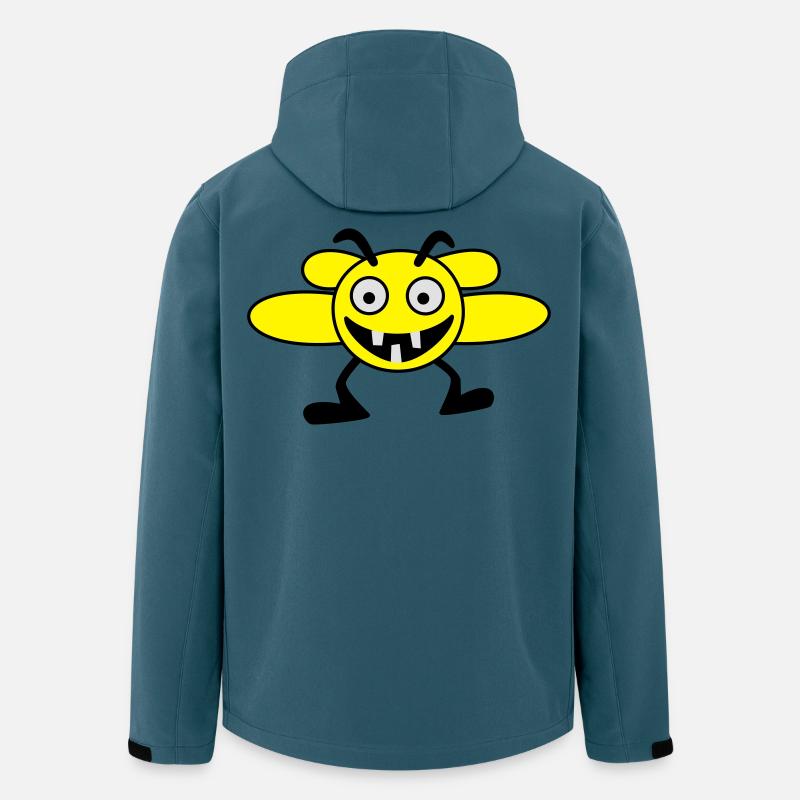 Bienen Männchen - Recycelte Männer Softshell-Jacke von Stanley/Stella - Dunkles Petrol
