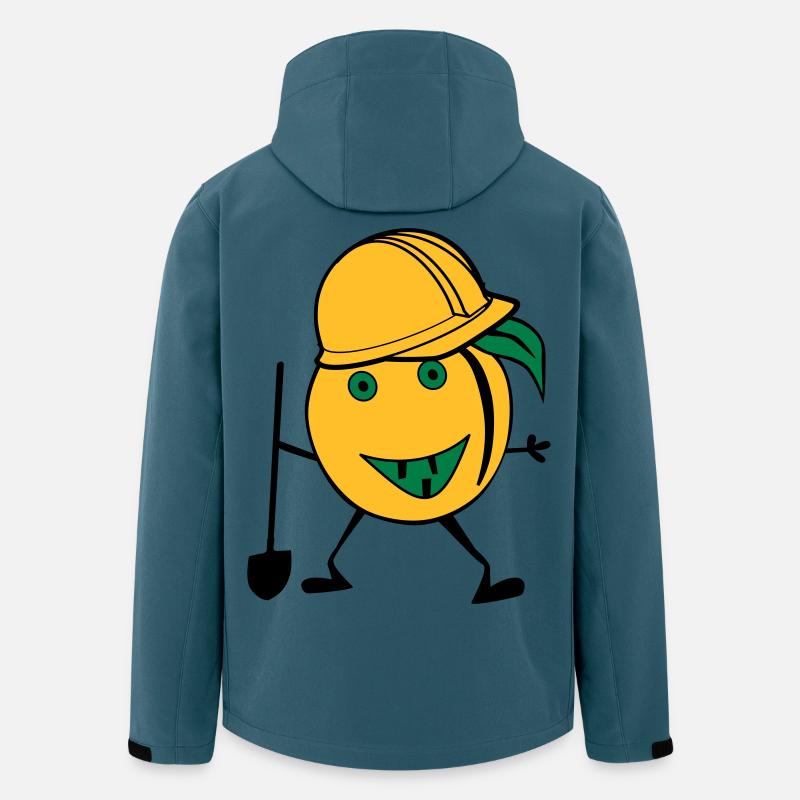 orange construction worker - Men’s Recycled Softshell Jacket by Stanley/Stella - stargazer