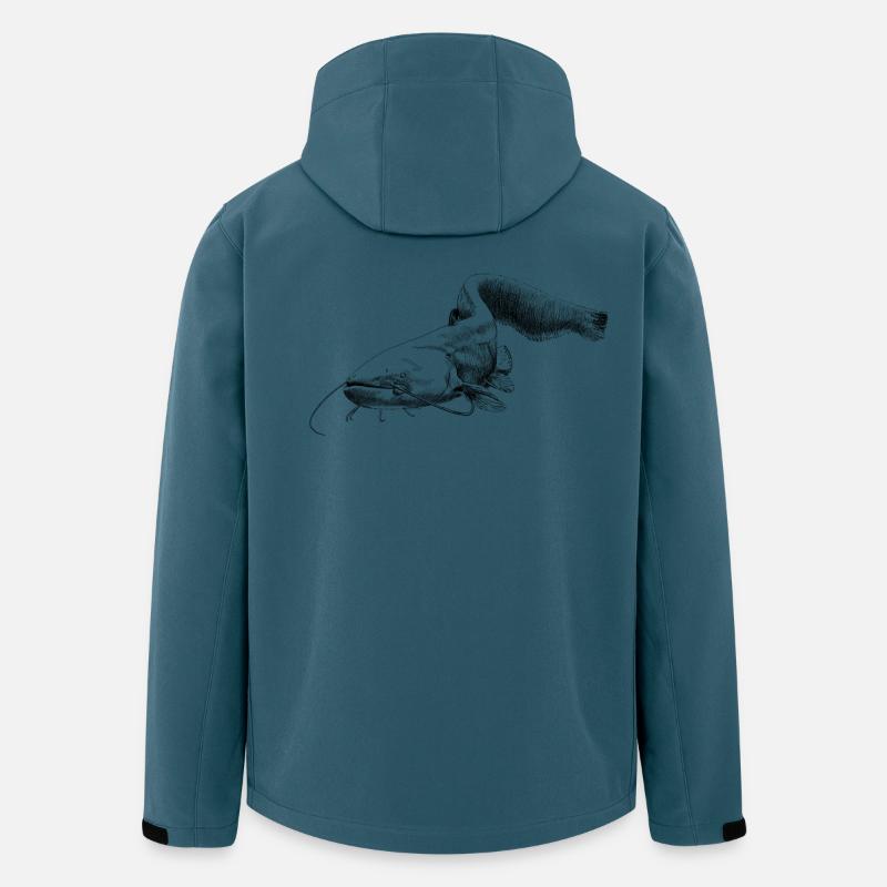 Wels - Recycelte Männer Softshell-Jacke von Stanley/Stella - Dunkles Petrol