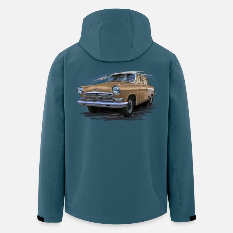 Wolga - Recycelte Männer Softshell-Jacke von Stanley/Stella - Dunkles Petrol