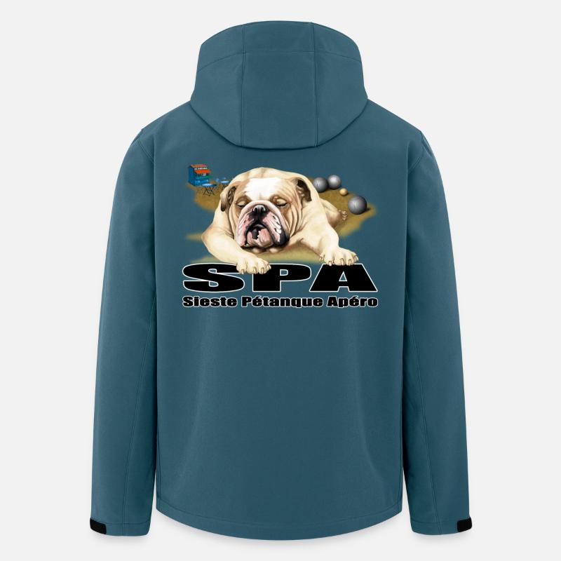 SPA Snooze Aperitif Schalen - Recycelte Männer Softshell-Jacke von Stanley/Stella - Dunkles Petrol
