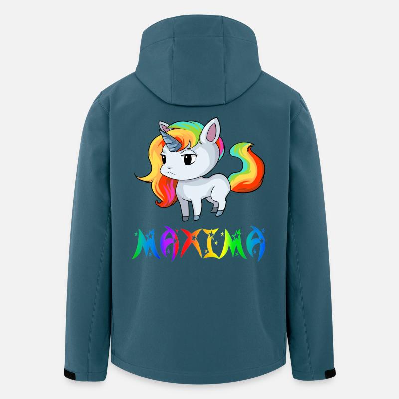 Maxima Einhorn - Recycelte Männer Softshell-Jacke von Stanley/Stella - Dunkles Petrol