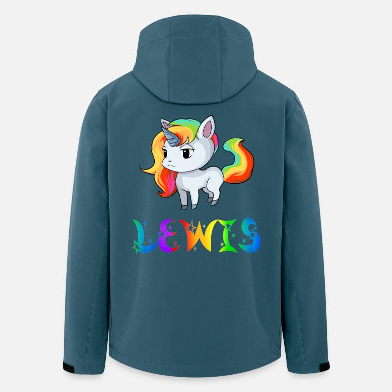 Einhorn Lewis - Recycelte Männer Softshell-Jacke von Stanley/Stella - Dunkles Petrol