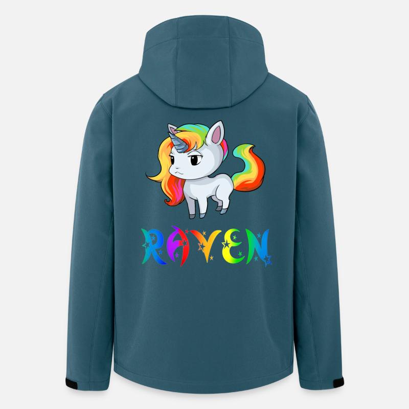 Einhorn Raven - Recycelte Männer Softshell-Jacke von Stanley/Stella - Dunkles Petrol