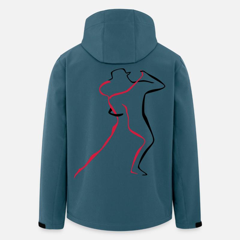Tango-4-1 - Recycelte Männer Softshell-Jacke von Stanley/Stella - Dunkles Petrol