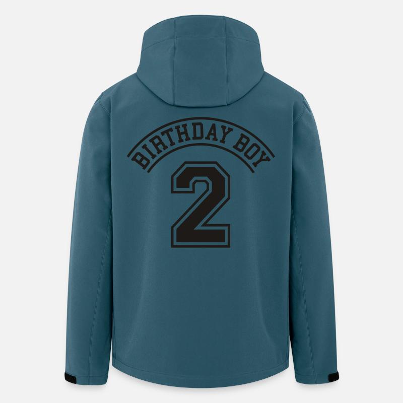 Birthday boy 2 jahre - Recycelte Männer Softshell-Jacke von Stanley/Stella - Dunkles Petrol