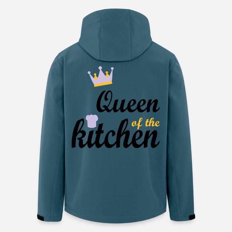 cuisine - Veste softshell homme en polyester recyclé Stanley/Stella - bleu pétrole foncé
