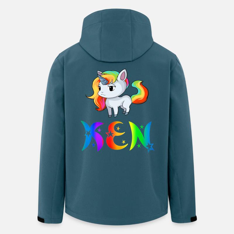 Ken Einhorn - Veste softshell homme en polyester recyclé Stanley/Stella - bleu pétrole foncé