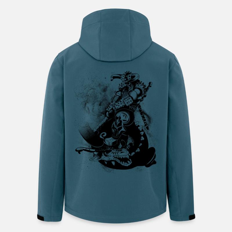 Viking - Recycelte Männer Softshell-Jacke von Stanley/Stella - Dunkles Petrol