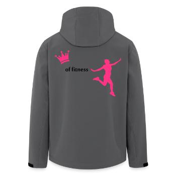fitness - Men’s Recycled Softshell Jacket by Stanley/Stella - stargazer - Back - AI Model Male 185 light (185cm)