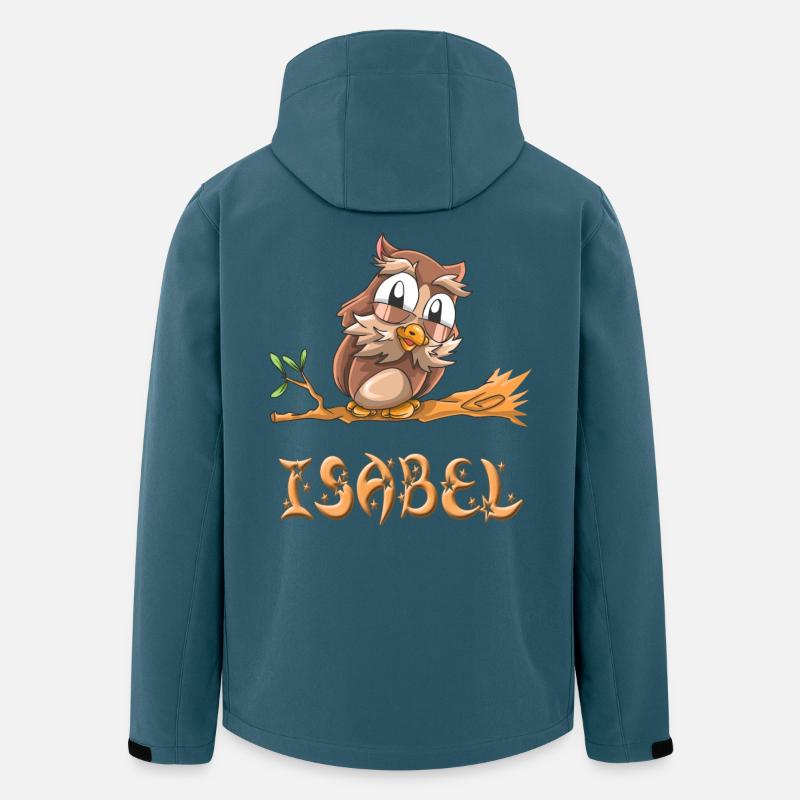 Eule Isabel - Recycelte Männer Softshell-Jacke von Stanley/Stella - Dunkles Petrol