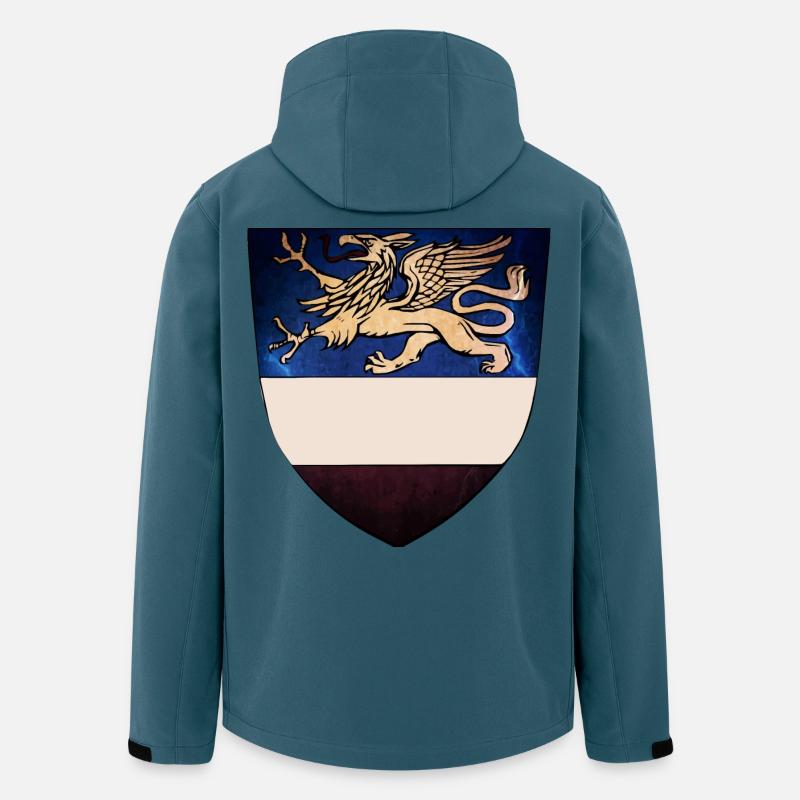 Rostocker Wappen-Variante - Recycelte Männer Softshell-Jacke von Stanley/Stella - Dunkles Petrol
