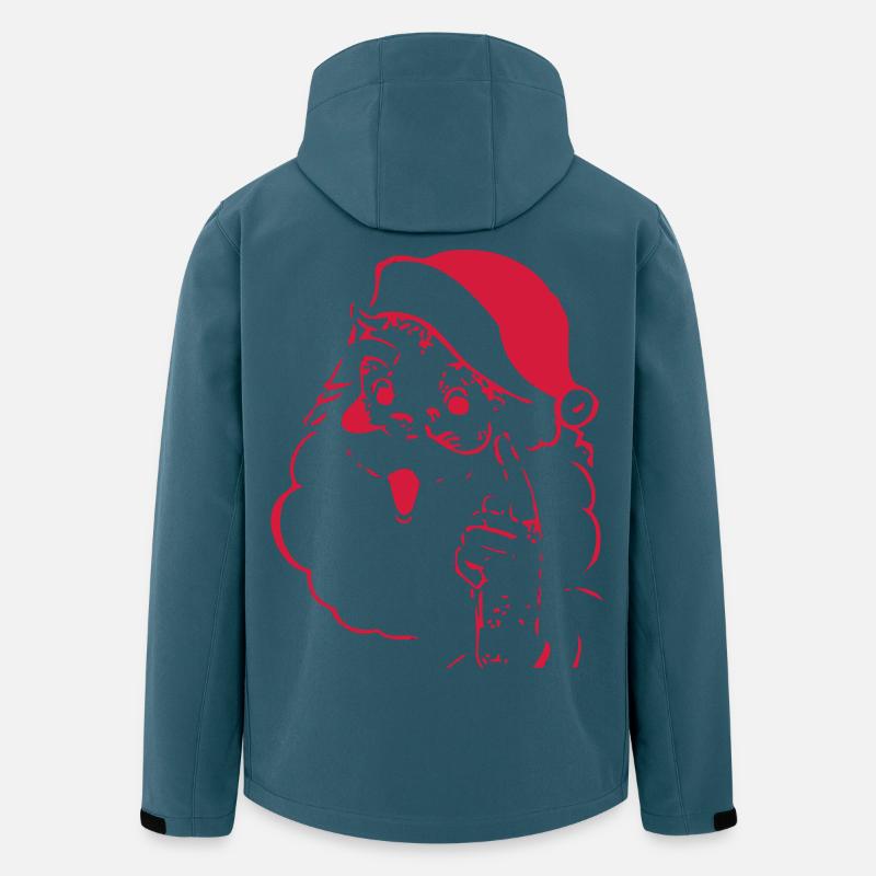 Weihnachtsmann - Recycelte Männer Softshell-Jacke von Stanley/Stella - Dunkles Petrol