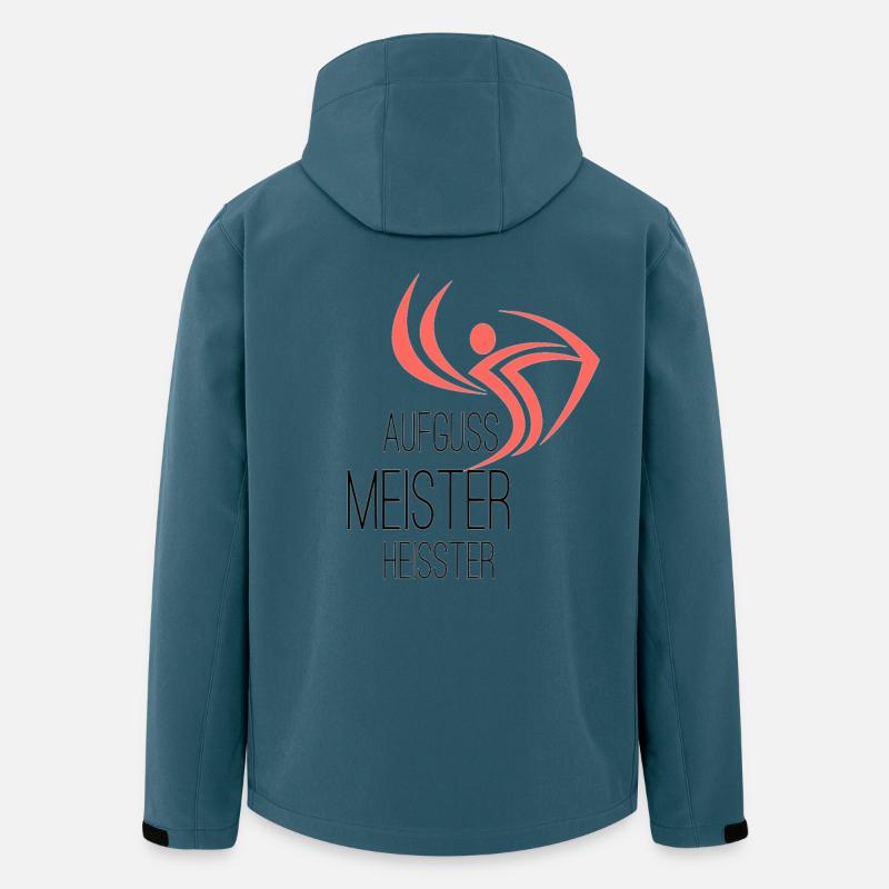 Sauna Meister heisster  - Recycelte Männer Softshell-Jacke von Stanley/Stella - Dunkles Petrol