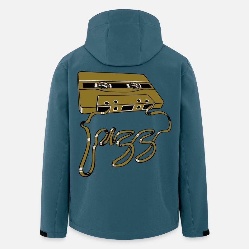 Cassette Jazz flex - Recycelte Männer Softshell-Jacke von Stanley/Stella - Dunkles Petrol