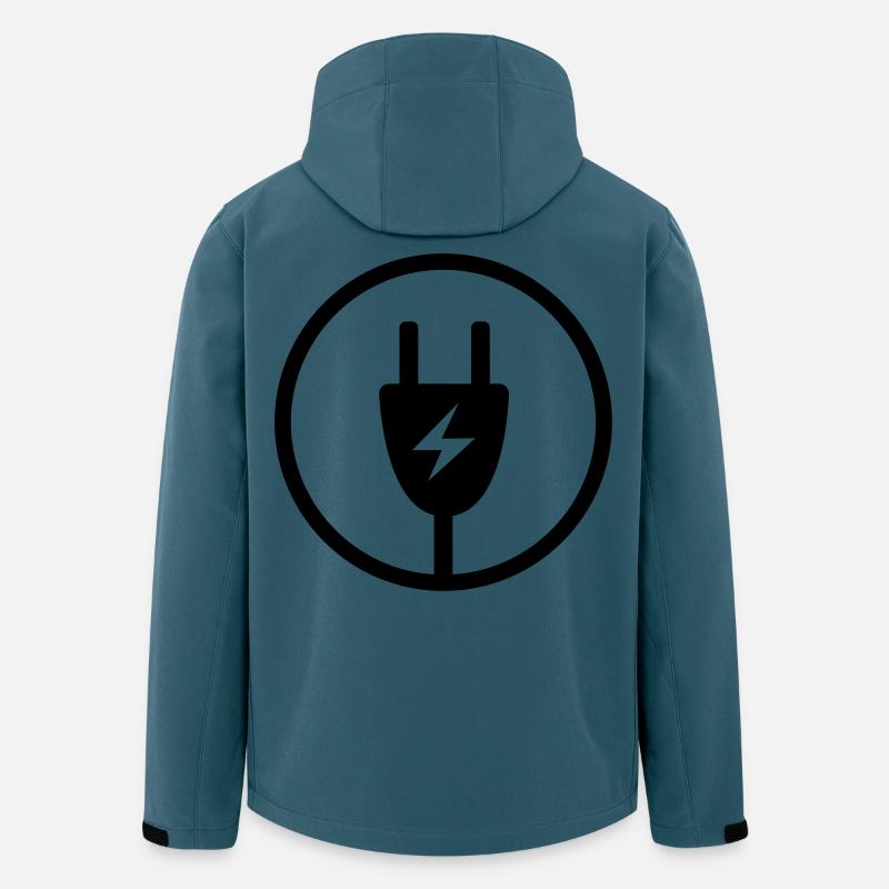 Fiche d'alimentation - Veste softshell homme en polyester recyclé Stanley/Stella - bleu pétrole foncé