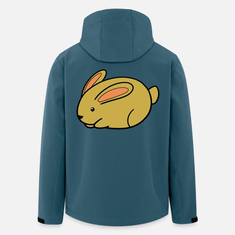Hase - Recycelte Männer Softshell-Jacke von Stanley/Stella - Dunkles Petrol