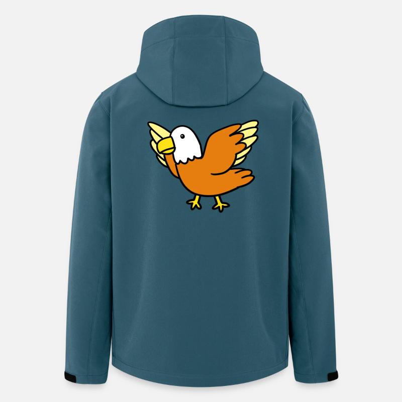 Kleiner Vogel - Recycelte Männer Softshell-Jacke von Stanley/Stella - Dunkles Petrol