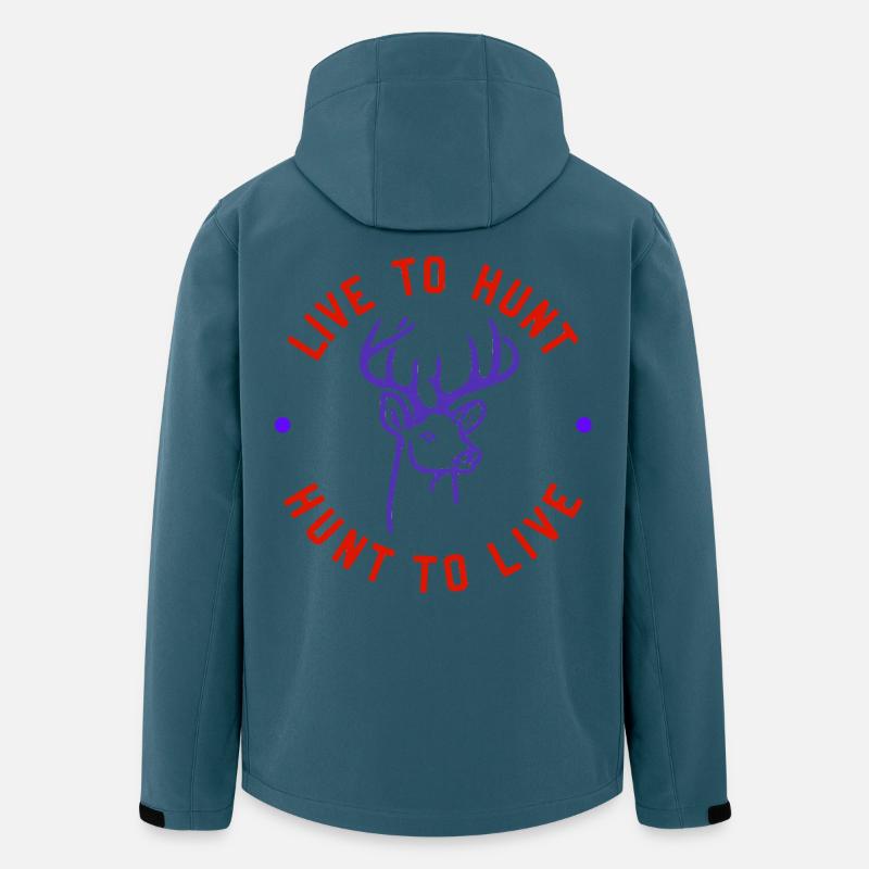 jagen Jaeger Gewehr Geschenk - Recycelte Männer Softshell-Jacke von Stanley/Stella - Dunkles Petrol