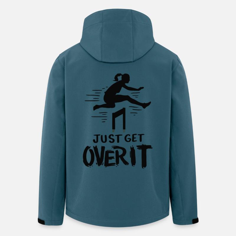 Athlétisme Course d’obstacles Sport - Veste softshell homme en polyester recyclé Stanley/Stella - bleu pétrole foncé