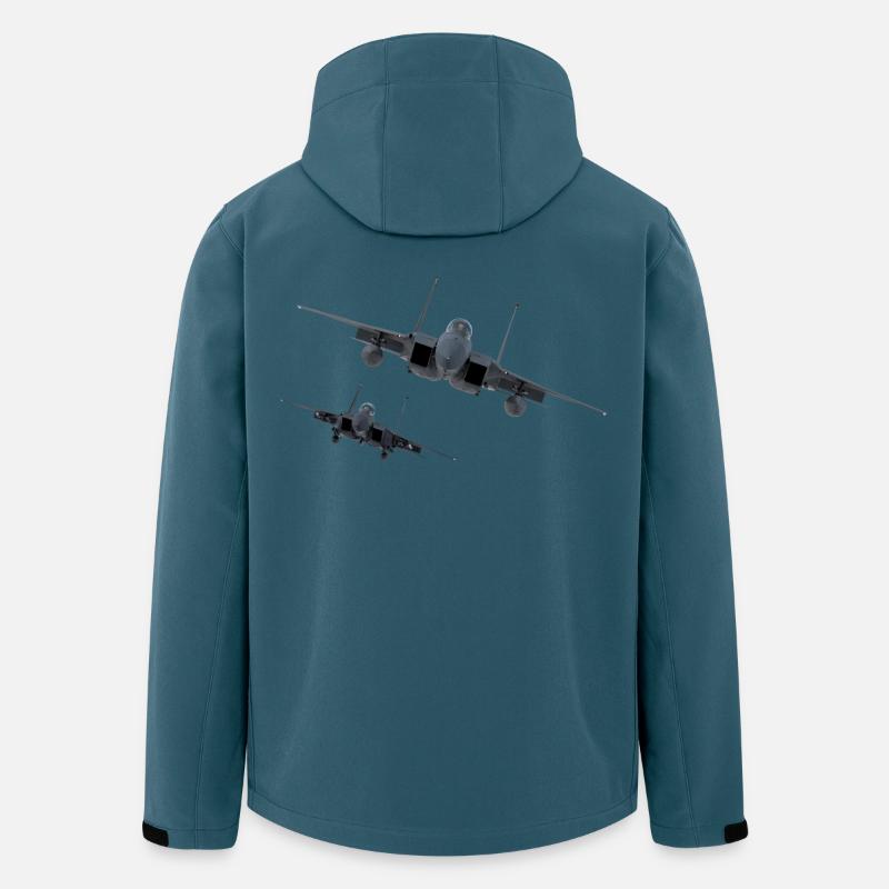 F-15 - Recycelte Männer Softshell-Jacke von Stanley/Stella - Dunkles Petrol