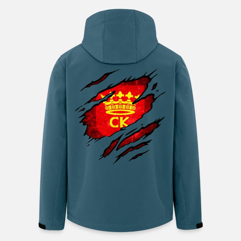 Kielce - Polen - Recycelte Männer Softshell-Jacke von Stanley/Stella - Dunkles Petrol