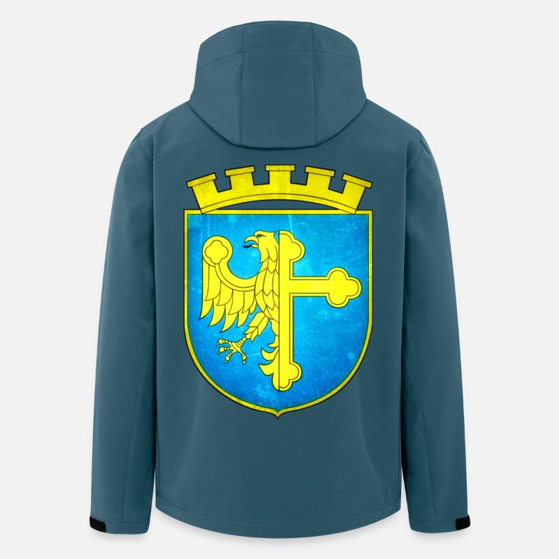 Opole - Polen - Recycelte Männer Softshell-Jacke von Stanley/Stella - Dunkles Petrol