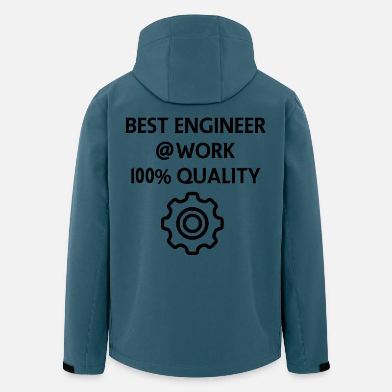 Techniker und Ingenieur - Recycelte Männer Softshell-Jacke von Stanley/Stella - Dunkles Petrol