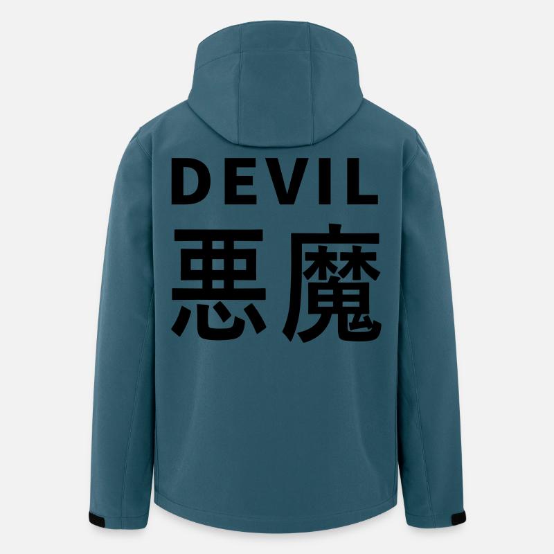 Devil's Kajni - Recycelte Männer Softshell-Jacke von Stanley/Stella - Dunkles Petrol