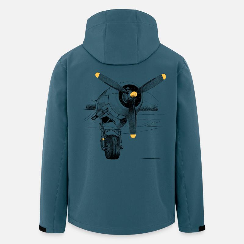 Motor - Recycelte Männer Softshell-Jacke von Stanley/Stella - Dunkles Petrol
