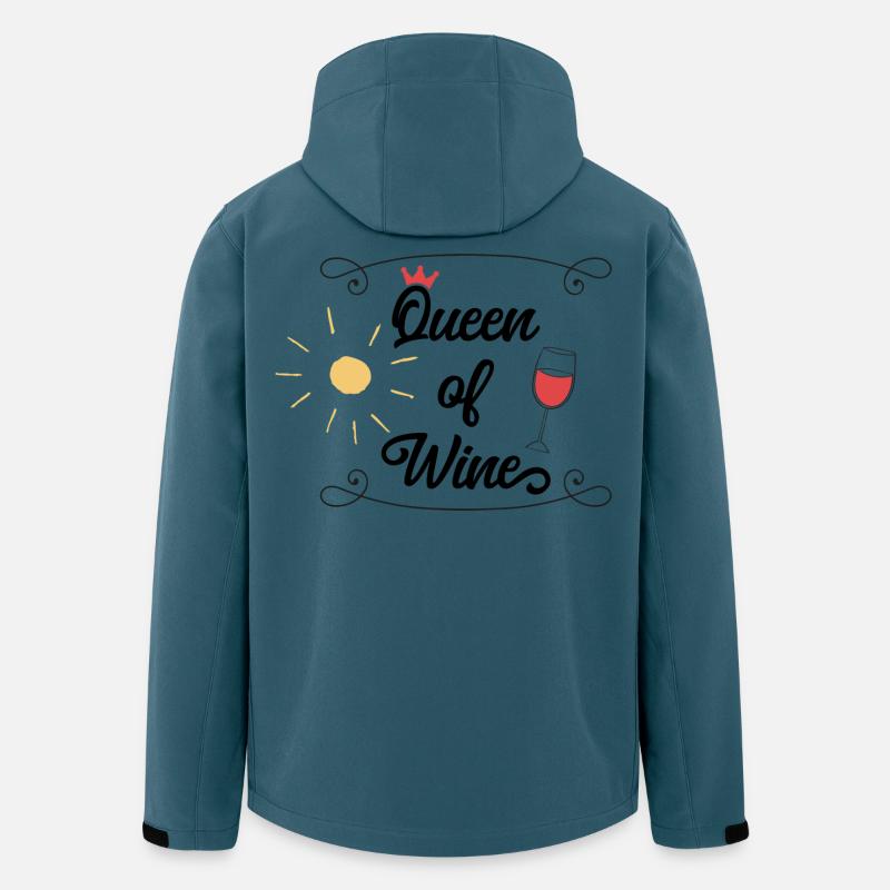 Wine - Men’s Recycled Softshell Jacket by Stanley/Stella - stargazer