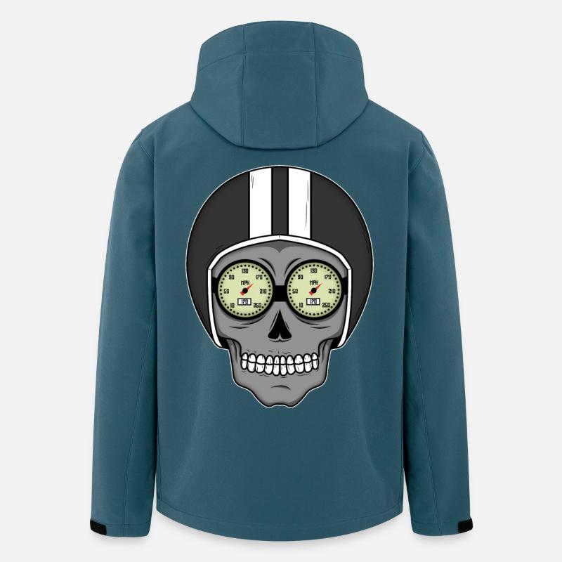 Vollgas - Recycelte Männer Softshell-Jacke von Stanley/Stella - Dunkles Petrol