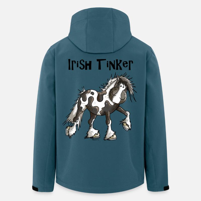 Tracy der Irish Tinker - Recycelte Männer Softshell-Jacke von Stanley/Stella - Dunkles Petrol