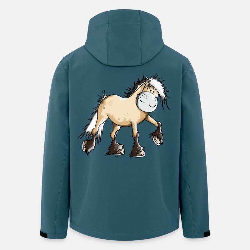 Nele der Norweger - Recycelte Männer Softshell-Jacke von Stanley/Stella - Dunkles Petrol