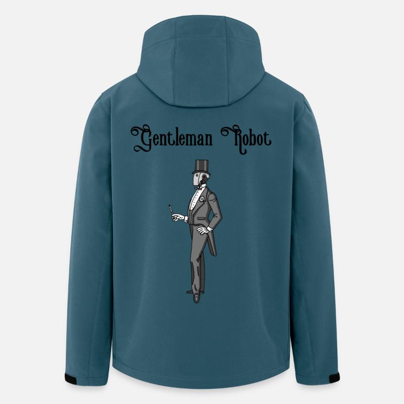 Edelroboter - Recycelte Männer Softshell-Jacke von Stanley/Stella - Dunkles Petrol