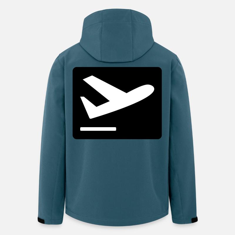 Airplane taking off - Men’s Recycled Softshell Jacket by Stanley/Stella - stargazer