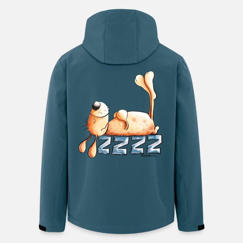 Sleeping Rabbit I Rabbit Rabbit - Men’s Recycled Softshell Jacket by Stanley/Stella - stargazer