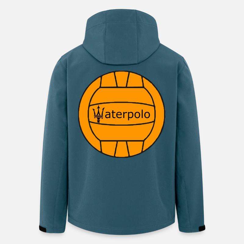 Waterpolo - Recycelte Männer Softshell-Jacke von Stanley/Stella - Dunkles Petrol