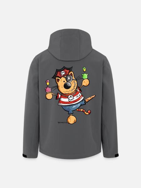 Pirate cat - Men’s Recycled Softshell Jacket by Stanley/Stella - stargazer