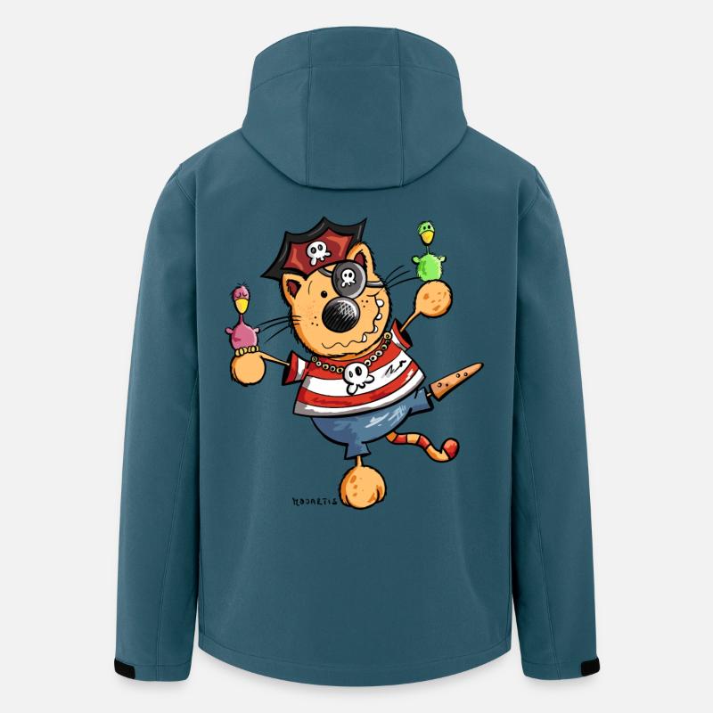 Pirate cat - Men’s Recycled Softshell Jacket by Stanley/Stella - stargazer