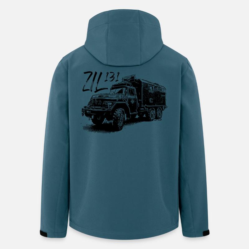 ZIL 131 - Recycelte Männer Softshell-Jacke von Stanley/Stella - Dunkles Petrol