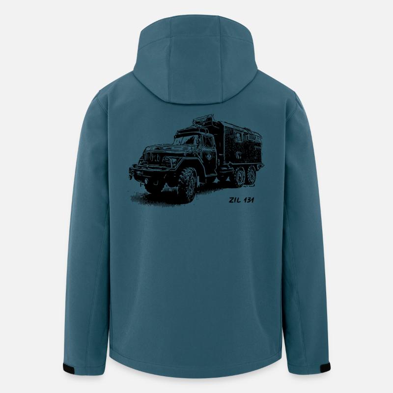 ZIL 131 - LKW - Recycelte Männer Softshell-Jacke von Stanley/Stella - Dunkles Petrol