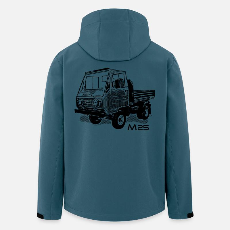 Multicar M25 - Recycelte Männer Softshell-Jacke von Stanley/Stella - Dunkles Petrol