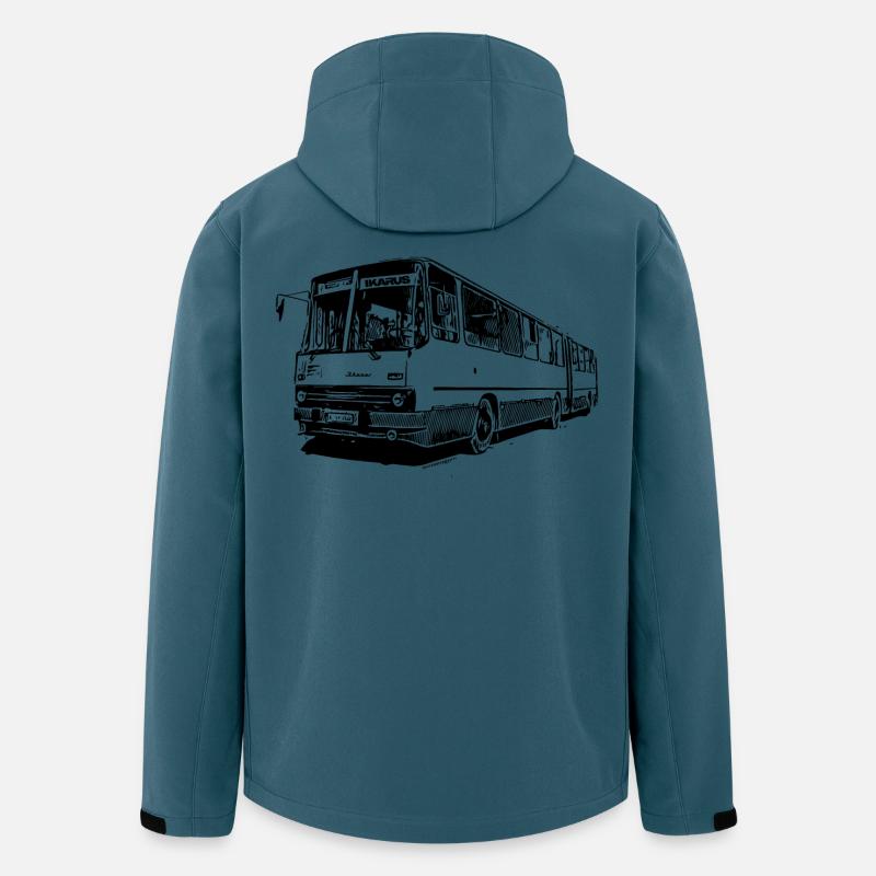 IKARUS 280 - Recycelte Männer Softshell-Jacke von Stanley/Stella - Dunkles Petrol