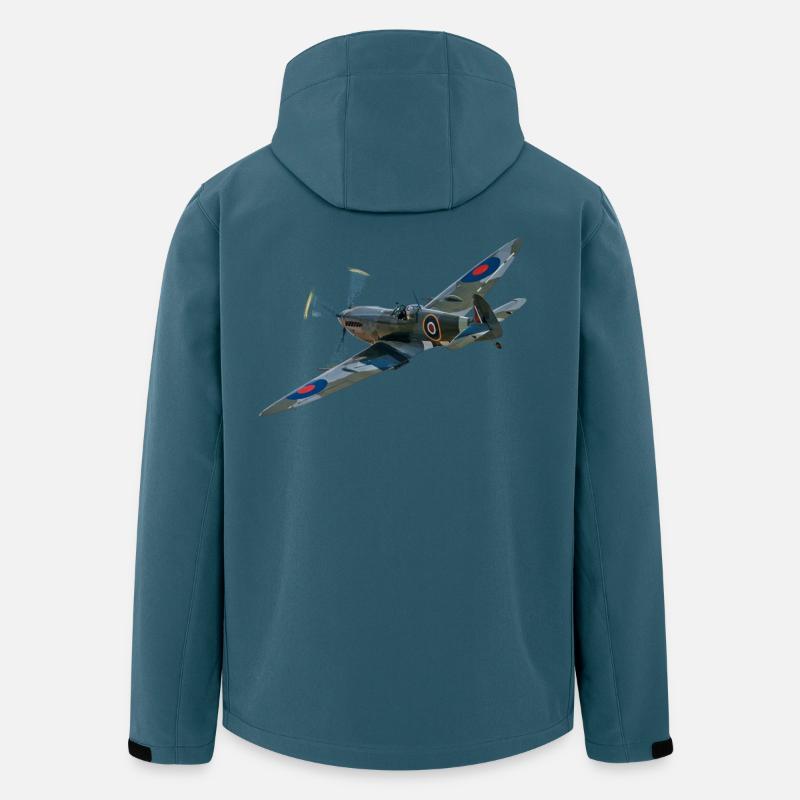 Spitfire - Recycelte Männer Softshell-Jacke von Stanley/Stella - Dunkles Petrol