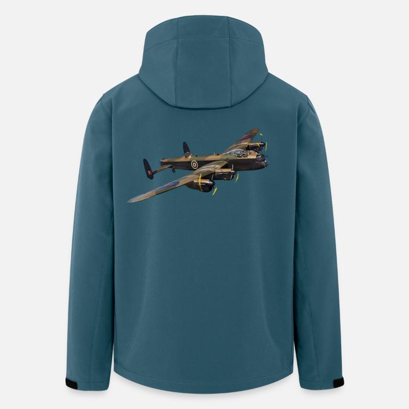Avro Lancaster - Recycelte Männer Softshell-Jacke von Stanley/Stella - Dunkles Petrol